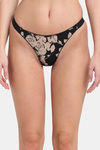 Erotissch Low Rise Half Coverage Thong - Black — thumbnail 1
